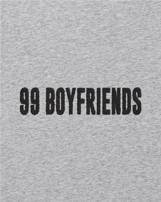 T-shirt Oversize Brodé "99 Boyfriends"