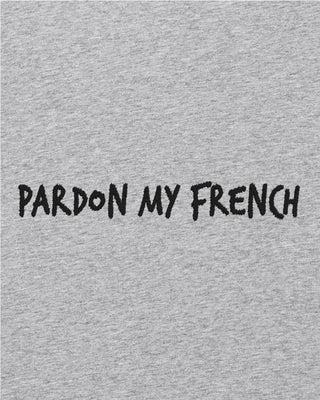 T-shirt Oversize Brodé "Pardon My French"