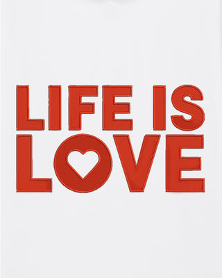 Hoodie Classic Brodé "Life is Love"