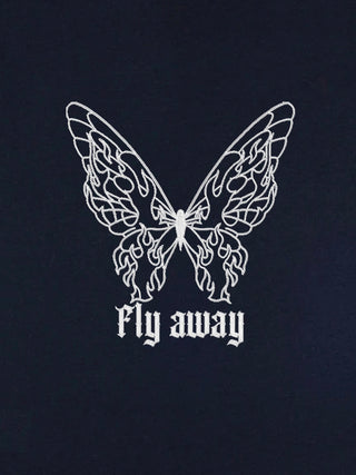 T-shirt Roll Up Brodé "Fly Away"