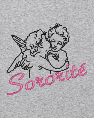 T-shirt Oversize Brodé "Sororité"