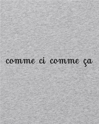 T-shirt Oversize Brodé "Comme Çi Comme Ça"