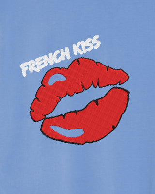 Sweatshirt Vintage Brodé "French Kiss"