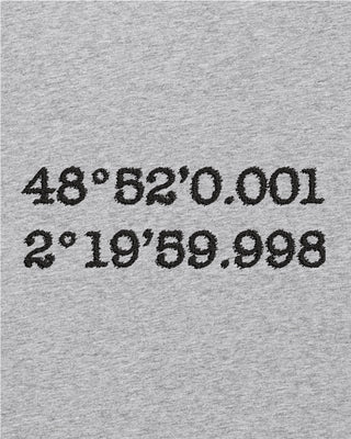 T-shirt Oversize Brodé "Coordinates"