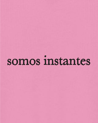 Cropped Hoodie Brodé "Somos Instantes"