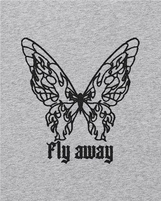 T-shirt Oversize Brodé "Fly Away"