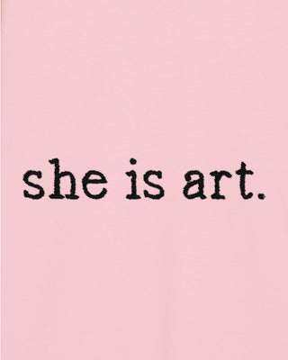 Hoodie Classic Brodé "She is Art"