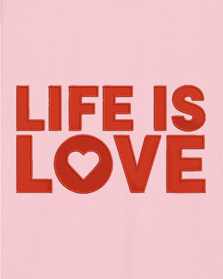 Hoodie Classic Brodé "Life is Love"