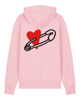 Hoodie Classic Brodé "Coeur Pins"