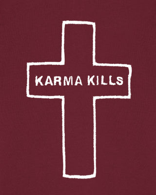 Polo Brodé "Karma Kills"