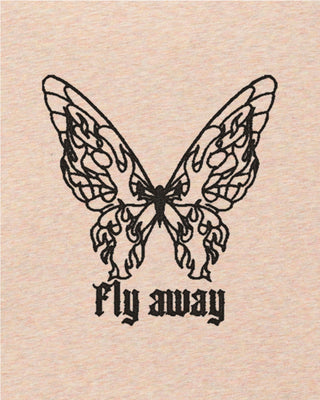 T-shirt Oversize Brodé "Fly Away"