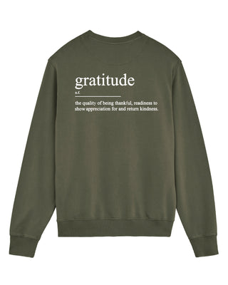 Sweatshirt Vintage Brodé "Gratitude"