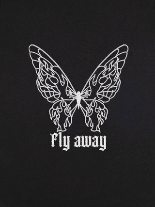 T-shirt Roll Up Brodé "Fly Away"