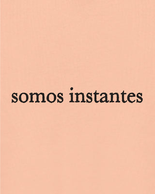 Cropped Hoodie Brodé "Somos Instantes"