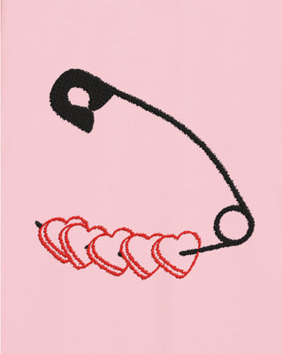 Hoodie Classic Brodé "Heart Pins"