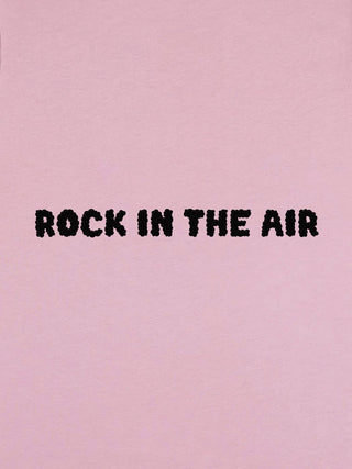 T-shirt Roll Up Brodé "Rock In The Air"