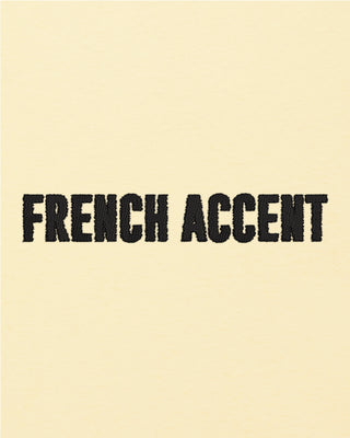 T-shirt Oversize Brodé "French Accent"