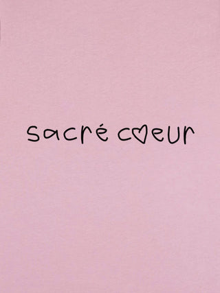 T-shirt Roll Up Brodé "Sacre Coeur"