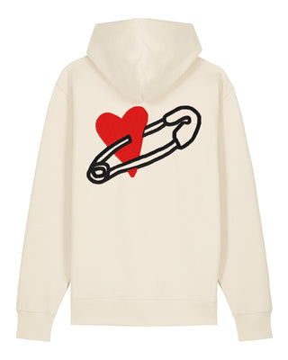 Hoodie Classic Brodé "Coeur Pins"