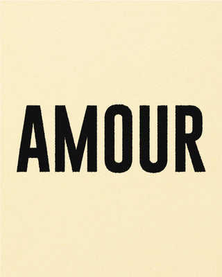 T-shirt Oversize Brodé "Amour"