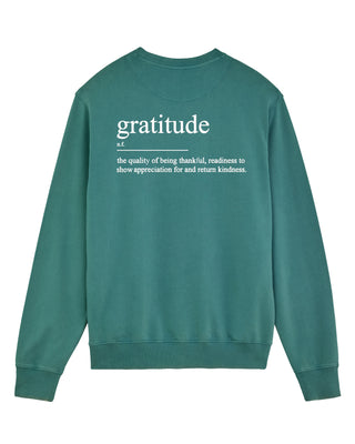 Sweatshirt Vintage Brodé "Gratitude"