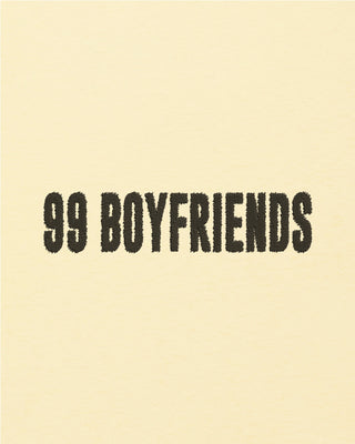 T-shirt Oversize Brodé "99 Boyfriends"