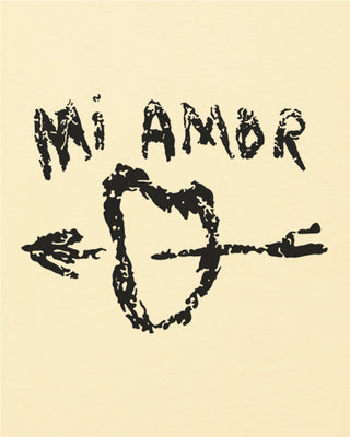 T-shirt Oversize Brodé "Mi Amor"