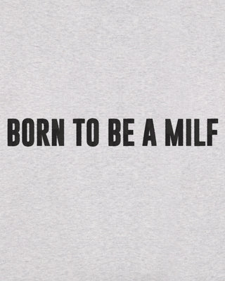 Hoodie Oversize Brodé "Born to Be a Milf"