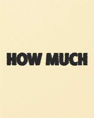 T-shirt Oversize Brodé "How Much"