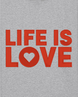 Hoodie Classic Brodé "Life is Love"