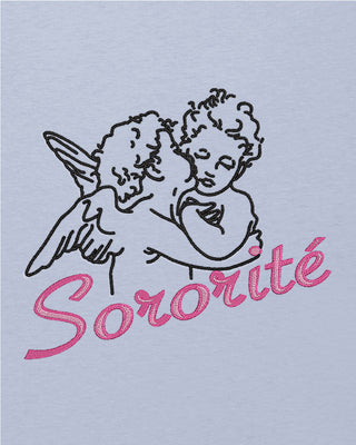 T-shirt Oversize Brodé "Sororité"