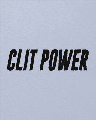 T-shirt Oversize Brodé "Clit Power"