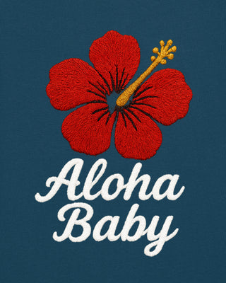 Polo Brodé "Aloha Baby"
