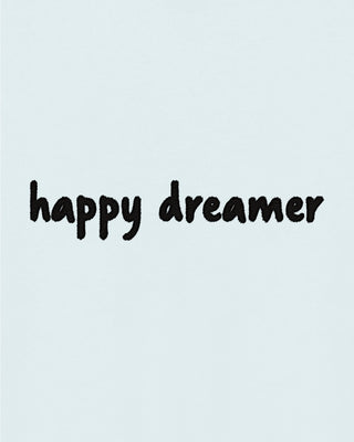 Cropped Hoodie Brodé "Happy Dreamer"