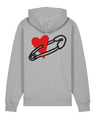 Hoodie Classic Brodé "Coeur Pins"