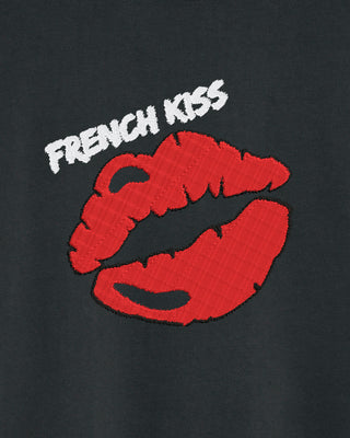 Sweatshirt Vintage Brodé "French Kiss"