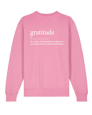 Sweatshirt Vintage Brodé "Gratitude"