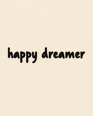 Cropped Hoodie Brodé "Happy Dreamer"