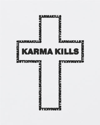 T-shirt Oversize Brodé "Karma Kills"