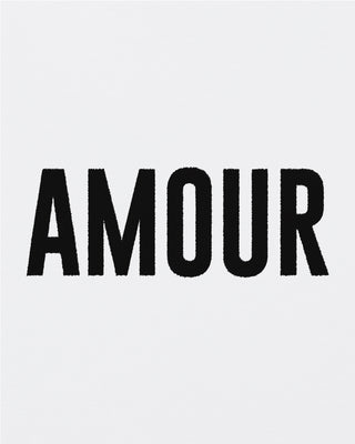 T-shirt Oversize Brodé "Amour"