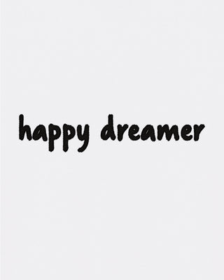 Cropped Hoodie Brodé "Happy Dreamer"