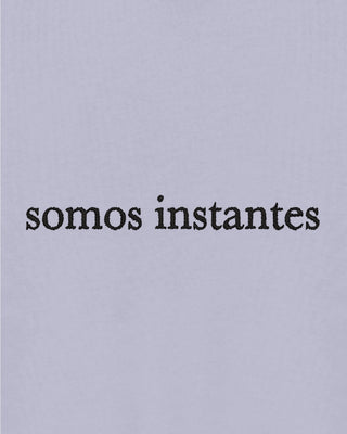 Cropped Hoodie Brodé "Somos Instantes"