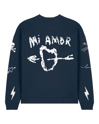 Sweatshirt Oversize Brodé "Mi Amor"