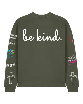 Sweatshirt Oversize "Be Kind"