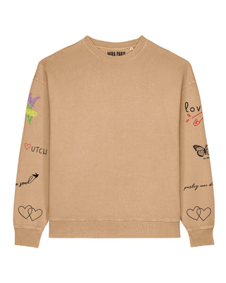 Sweatshirt Oversize Brodé "Sweetheart"