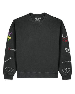 Sweatshirt Oversize Brodé "Sweetheart"