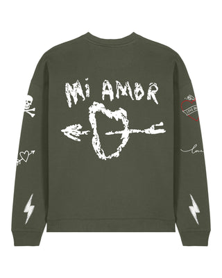 Sweatshirt Oversize Brodé "Mi Amor"