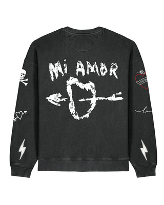 Sweatshirt Oversize Brodé "Mi Amor"