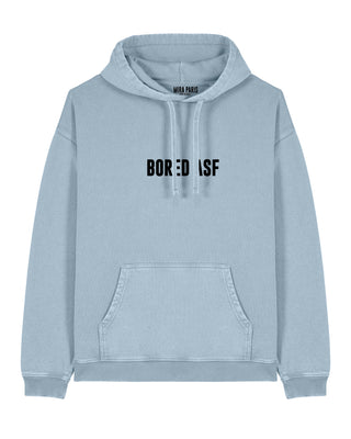 Hoodie Oversize Brodé "Bored ASF"