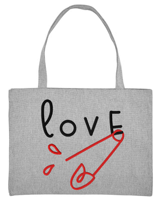 Shopping Bag Brodé "Love"